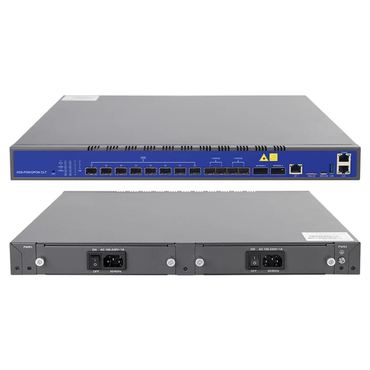 8 θυρών 10G Combo XGSPON-08V PON/GPON OLT